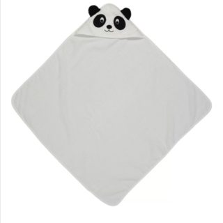 Baby hooded towel – white sample